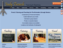 Tablet Screenshot of indyfrench.com